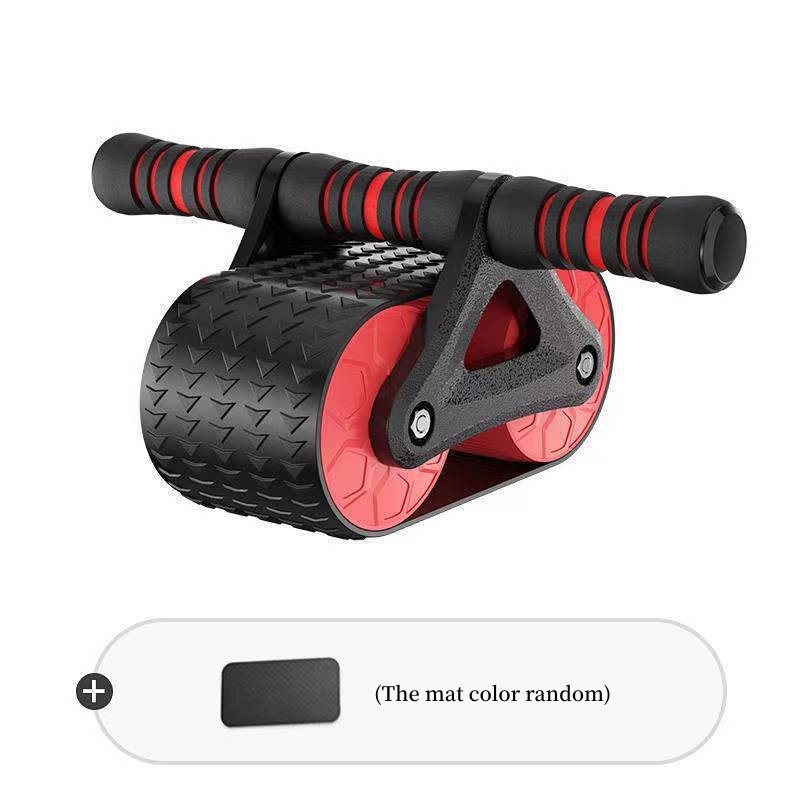 Auto-Rebound Ab Wheel Roller Double Wheel Core Trainer for Men & Women, Perfect for Home Fitness