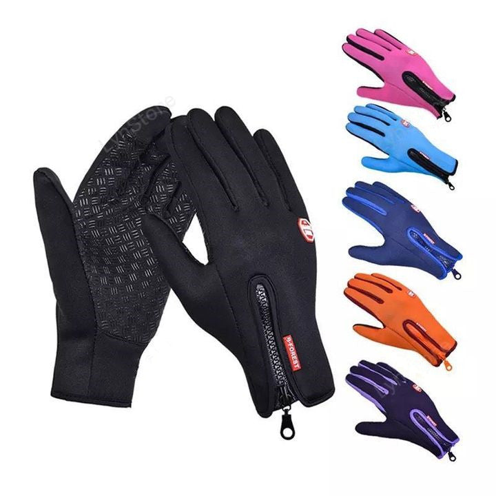 Warm, waterproof fleece gloves with touch-screen ease perfect for smooth, comfortable rides in the cold.