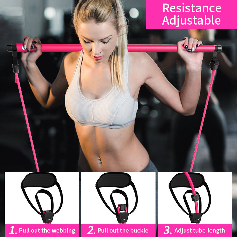 Power Chest Expander Upper Body Strength Pull Trainer