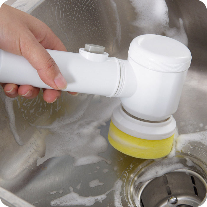Turn Cleaning Into Magic! 5-in-1 Electric Cleaning Brush for effortless, powerful scrubbing on bathtubs, tiles, and more.