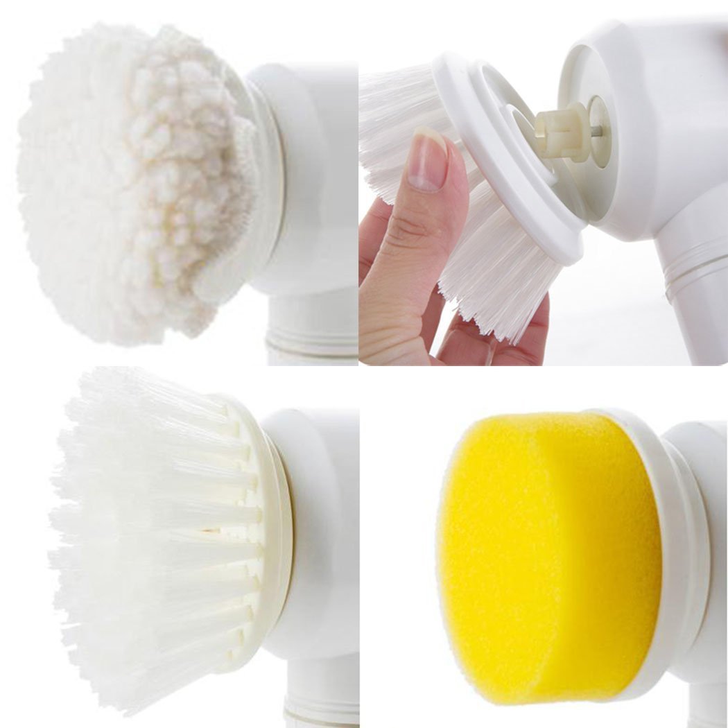 Turn Cleaning Into Magic! 5-in-1 Electric Cleaning Brush for effortless, powerful scrubbing on bathtubs, tiles, and more.