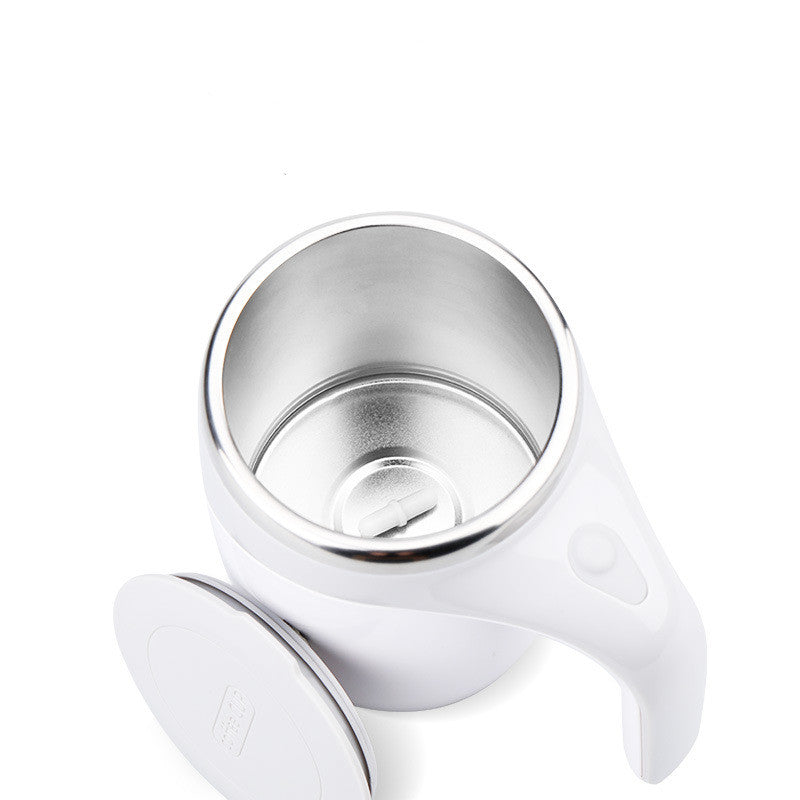 Rechargeable Self-Stirring Mug Premium Electric Mixing Cup for Coffee, Milkshakes & Drinks | Smart Magnetic Rotation Technology