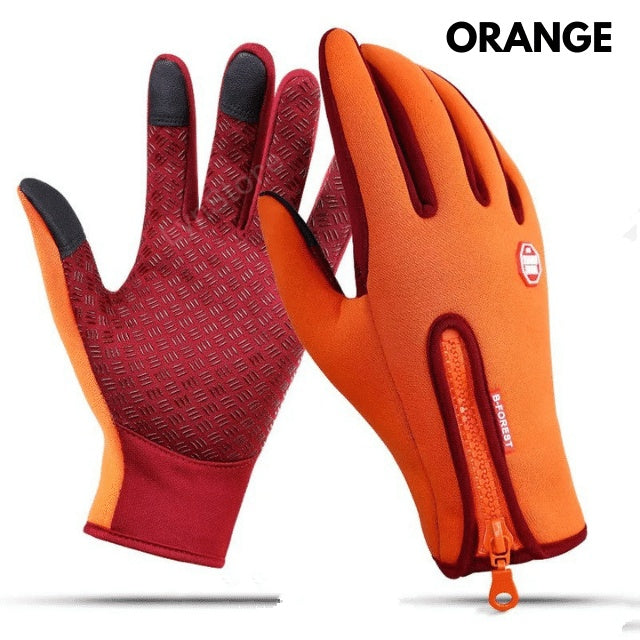 Warm, waterproof fleece gloves with touch-screen ease perfect for smooth, comfortable rides in the cold.