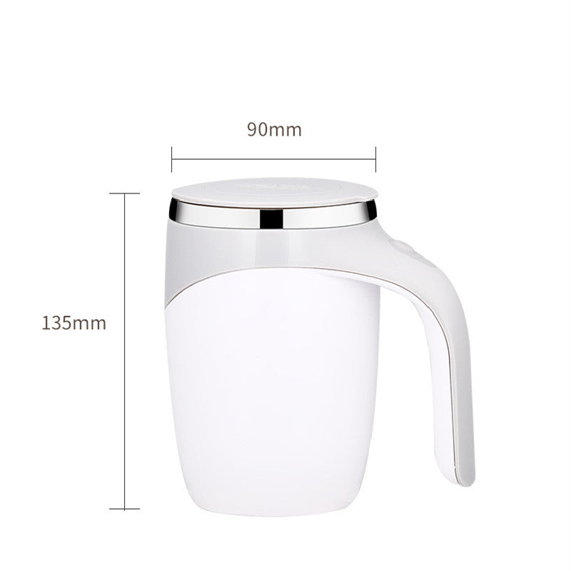 Rechargeable Self-Stirring Mug Premium Electric Mixing Cup for Coffee, Milkshakes & Drinks | Smart Magnetic Rotation Technology
