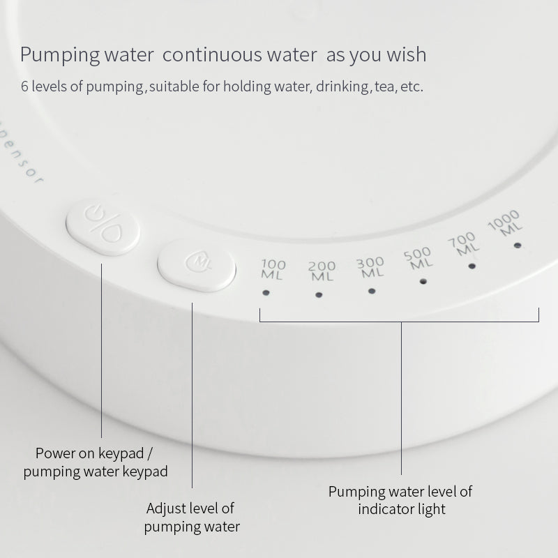 Rechargeable Automatic Water Dispenser Electric Pump for Gallon Bottles