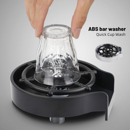 Smart Bar Sink Cup Washer High-Pressure Automatic Faucet Cleaner for Quick Kitchen & Coffee Cup Rinsing