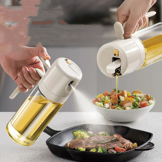 2-in-1 Oil Sprayer & Dispenser for Cooking and BBQ