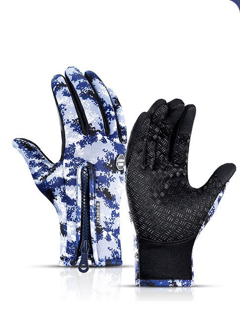Warm, waterproof fleece gloves with touch-screen ease perfect for smooth, comfortable rides in the cold.