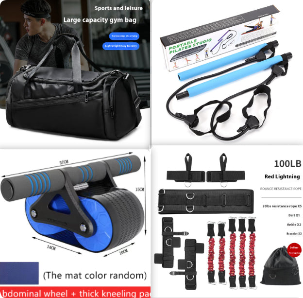 Auto-Rebound Ab Wheel Roller Double Wheel Core Trainer for Men & Women, Perfect for Home Fitness
