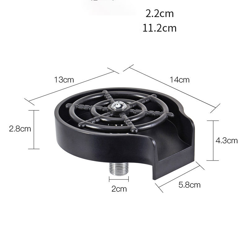 Smart Bar Sink Cup Washer High-Pressure Automatic Faucet Cleaner for Quick Kitchen & Coffee Cup Rinsing