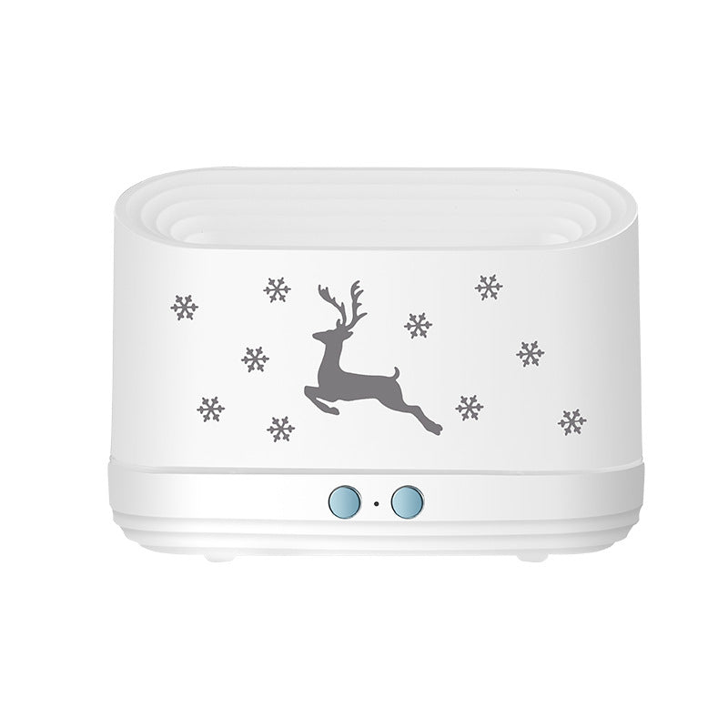 Silent Elk Flame Diffuser a glowing touch of warmth, mist, and festive charm for your home ✨
