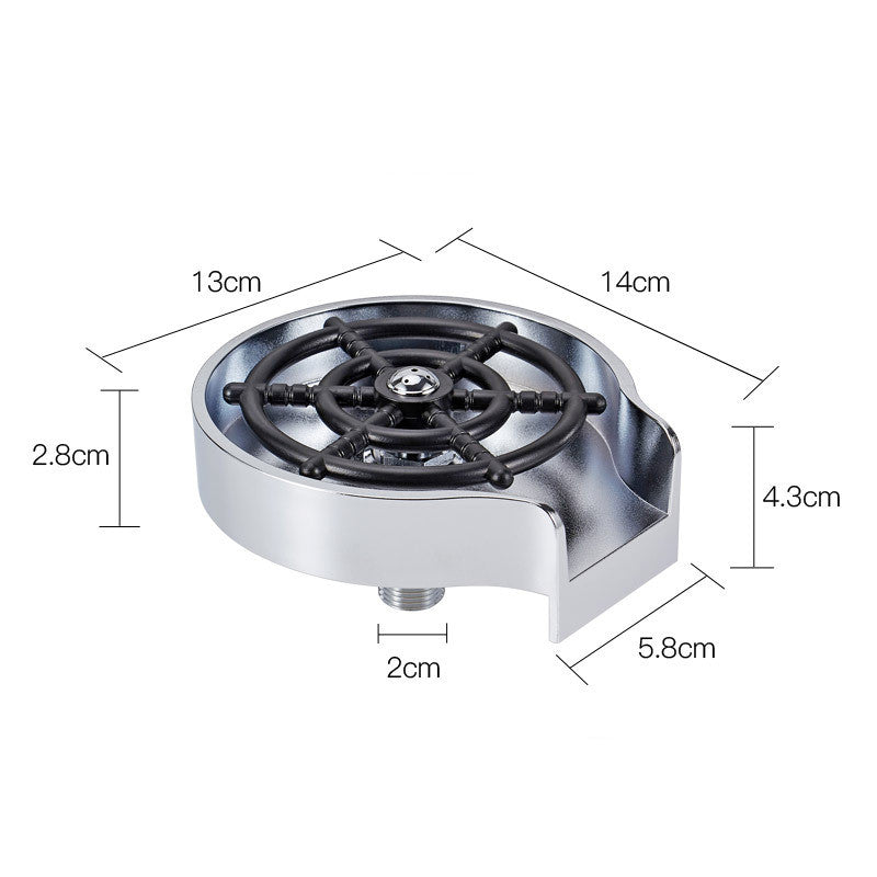 Smart Bar Sink Cup Washer High-Pressure Automatic Faucet Cleaner for Quick Kitchen & Coffee Cup Rinsing
