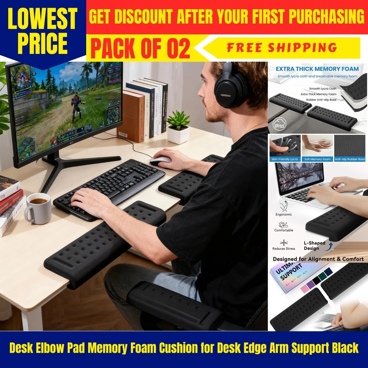 memory-foam-desk-elbow-pad-arm-support-black
