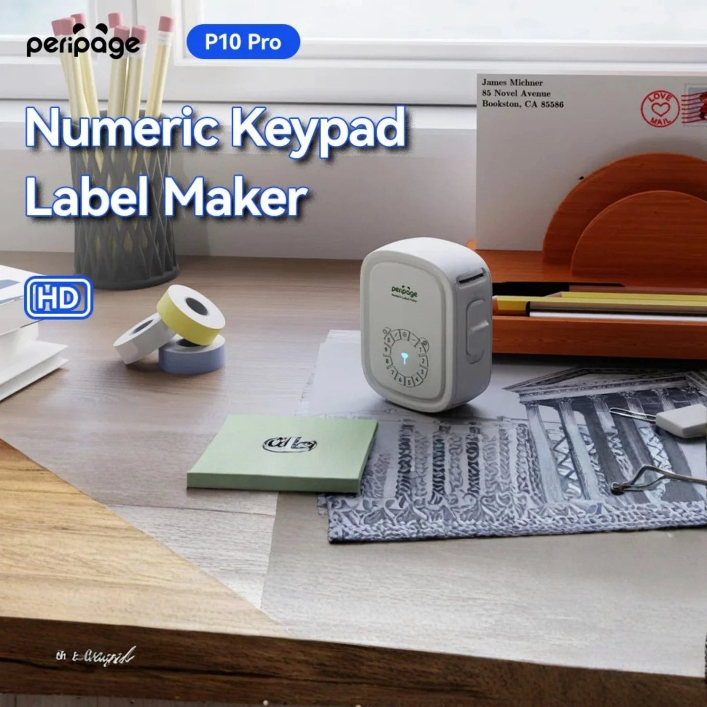 Peripage P10 Pro Mini Pocket Thermal Printer – Bluetooth Label Printing for iPhone & Android