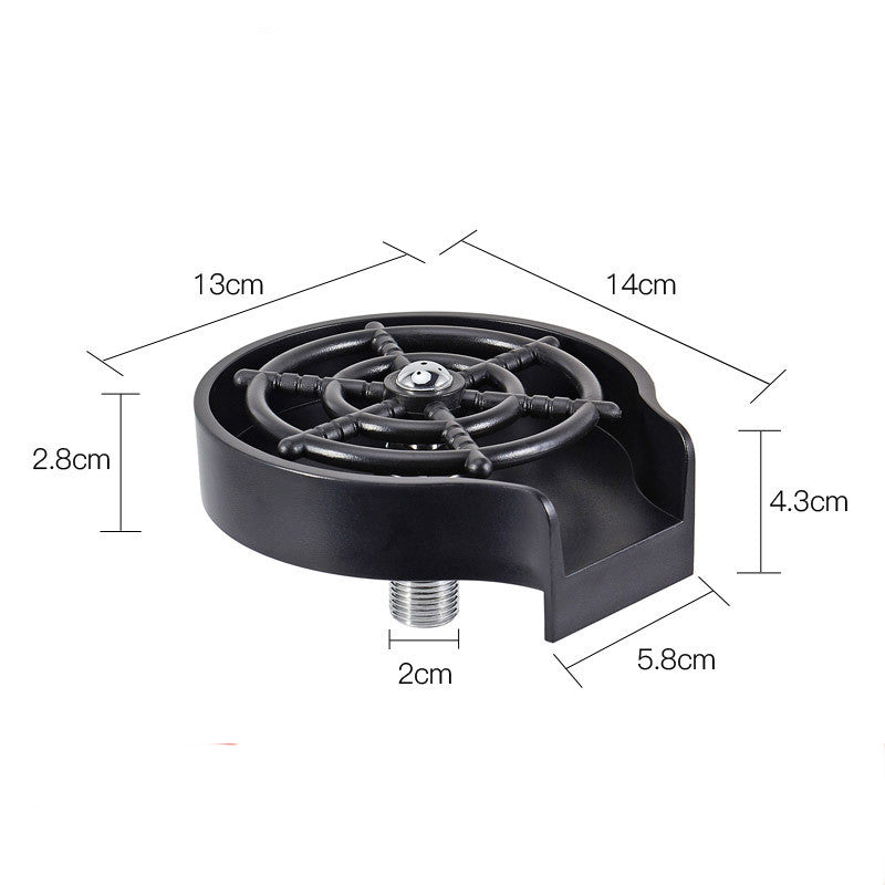 Smart Bar Sink Cup Washer High-Pressure Automatic Faucet Cleaner for Quick Kitchen & Coffee Cup Rinsing